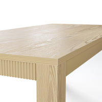 Wave Edge Solid Wood Dining Table