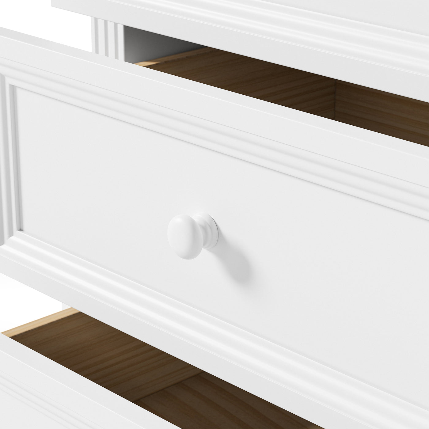 Solid Wood Changing Table with 9 Drawers