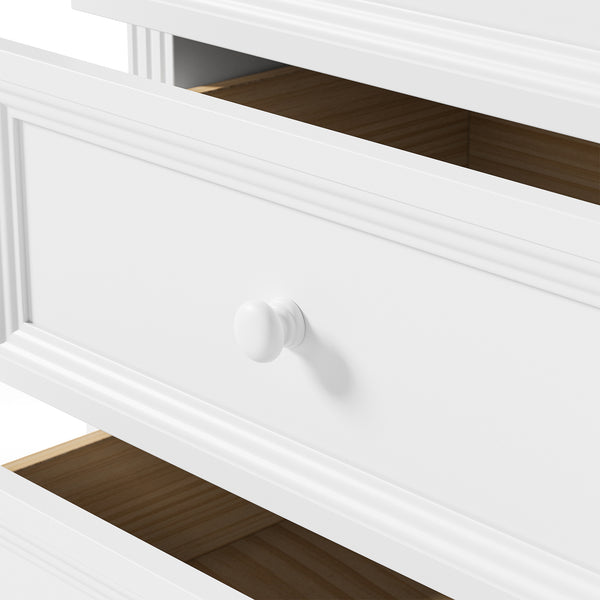 Solid Wood Changing Table with 9 Drawers