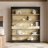 Bookcase and Display Cabinet with 5 Shelves and 3 Drawers