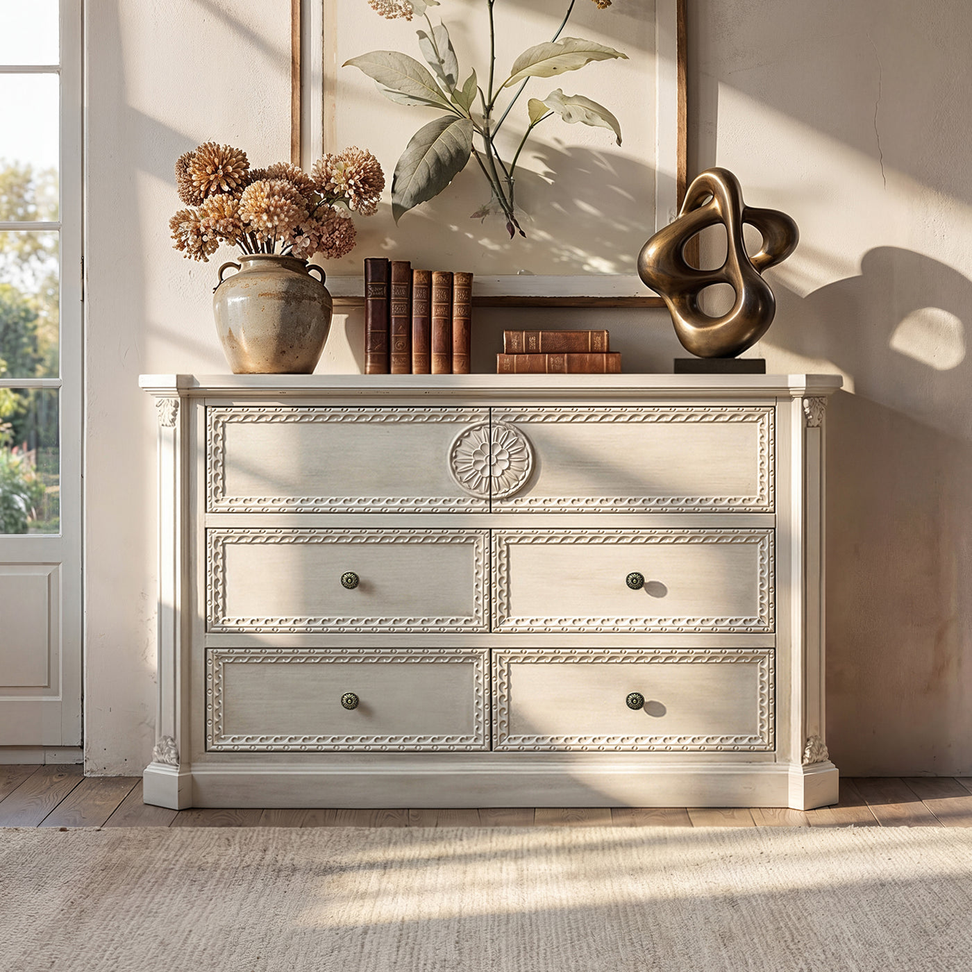 Relievo Carved Drawer Chest