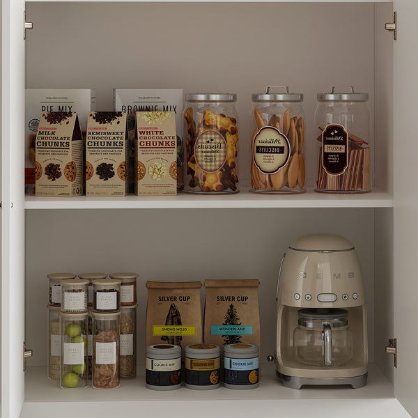 Kitchen Island with Trash Storage and Drawers