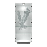 5-Tier Glass Display Cabinet with LED Light