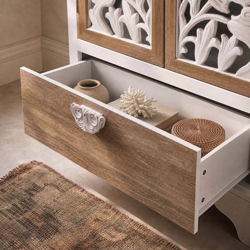 Relievo Lattice Cabinet