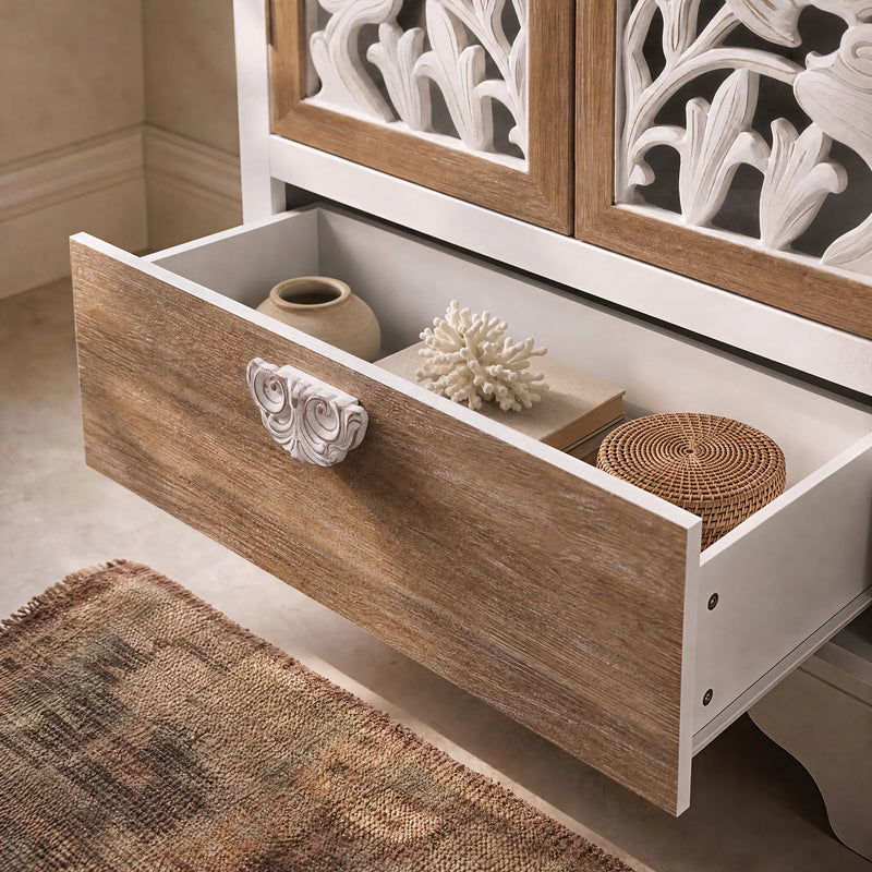 Relievo Lattice Cabinet