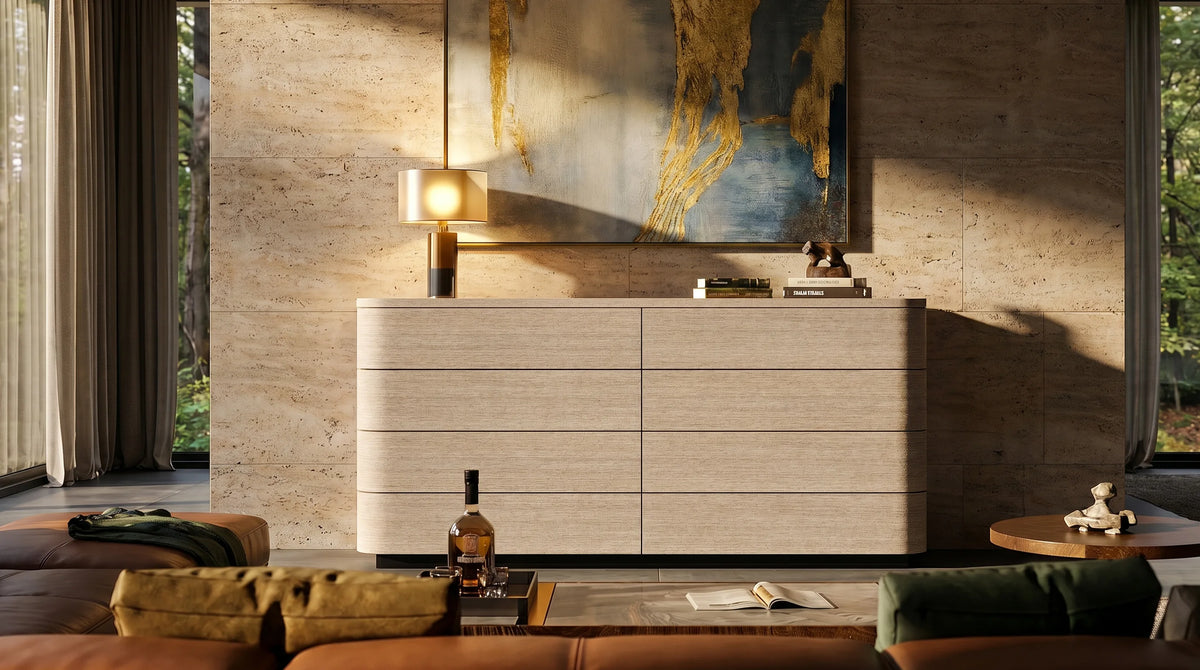 Orbis Soft Curve Drawer Dresser