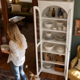 Relievo Arched Glass Cabinet