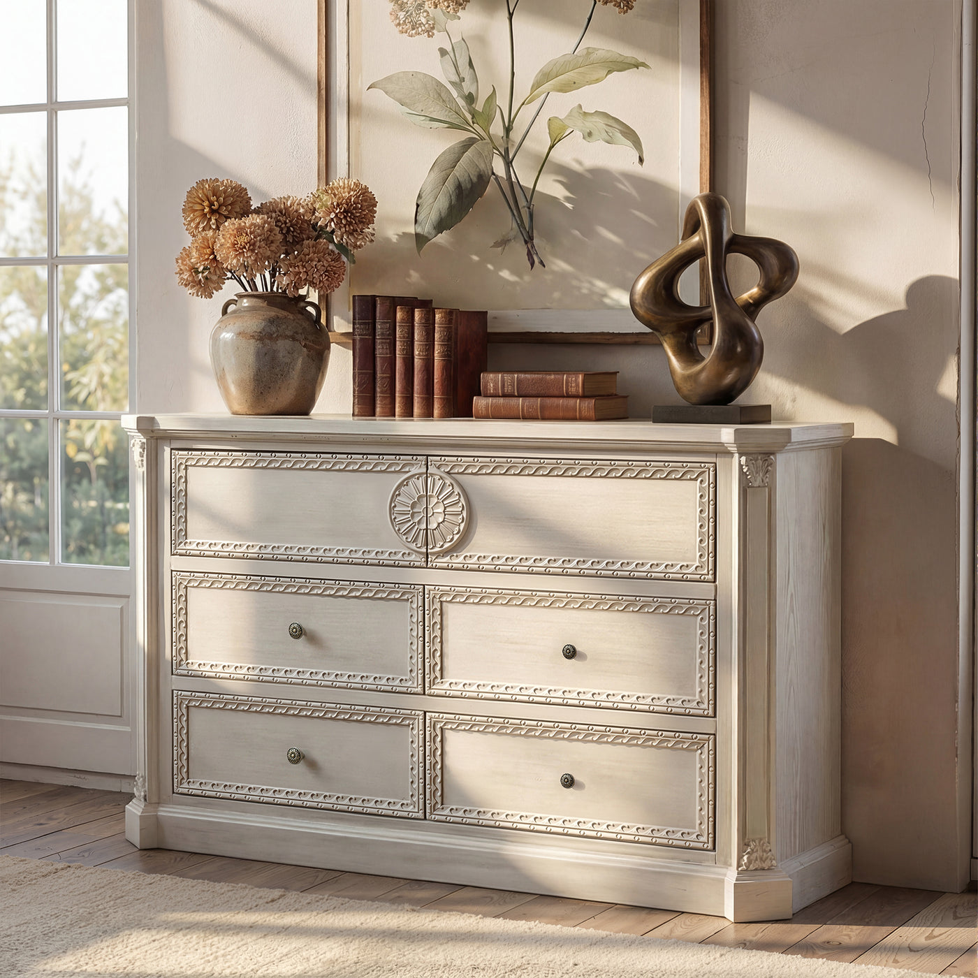 Relievo Carved Drawer Chest