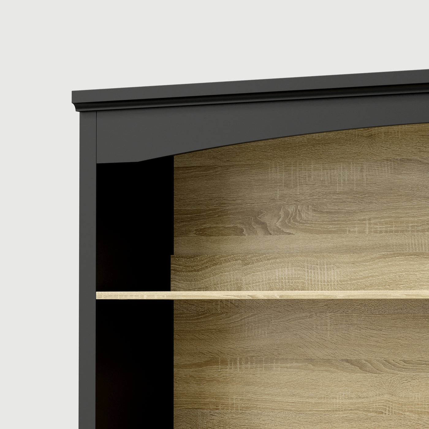 Bookcase and Display Cabinet with 5 Shelves and 3 Drawers