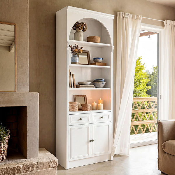 Relievo Arched Hutch Cabinet