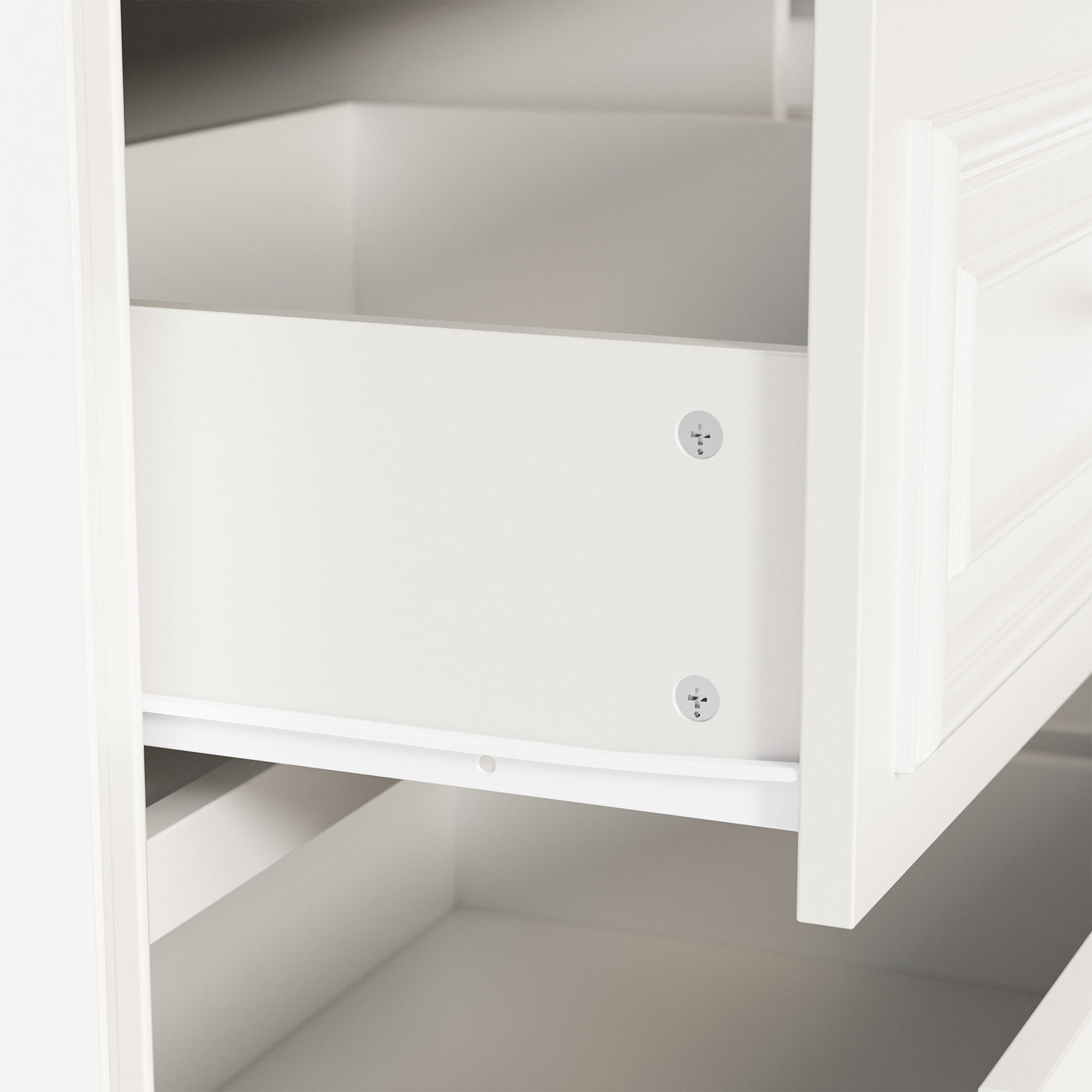 6-Drawer Modern Dresser with Fluted Details