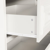6-Drawer Modern Dresser with Fluted Details