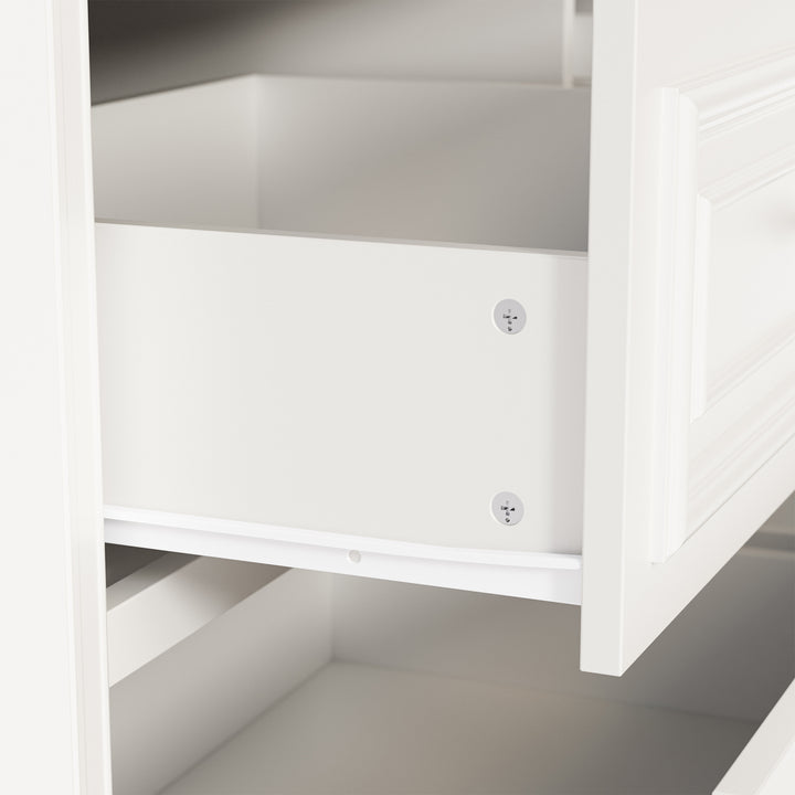 6-Drawer Modern Dresser with Fluted Details