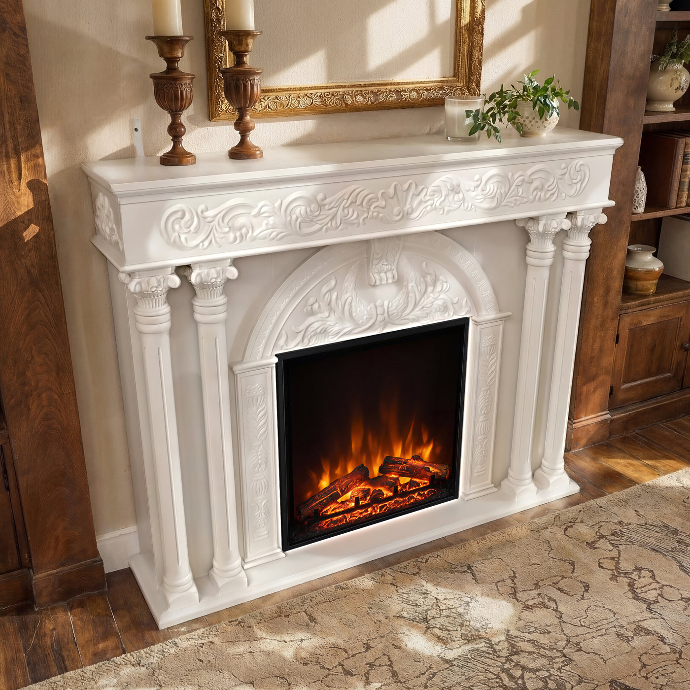 Relievo Grand Mantel Fireplace