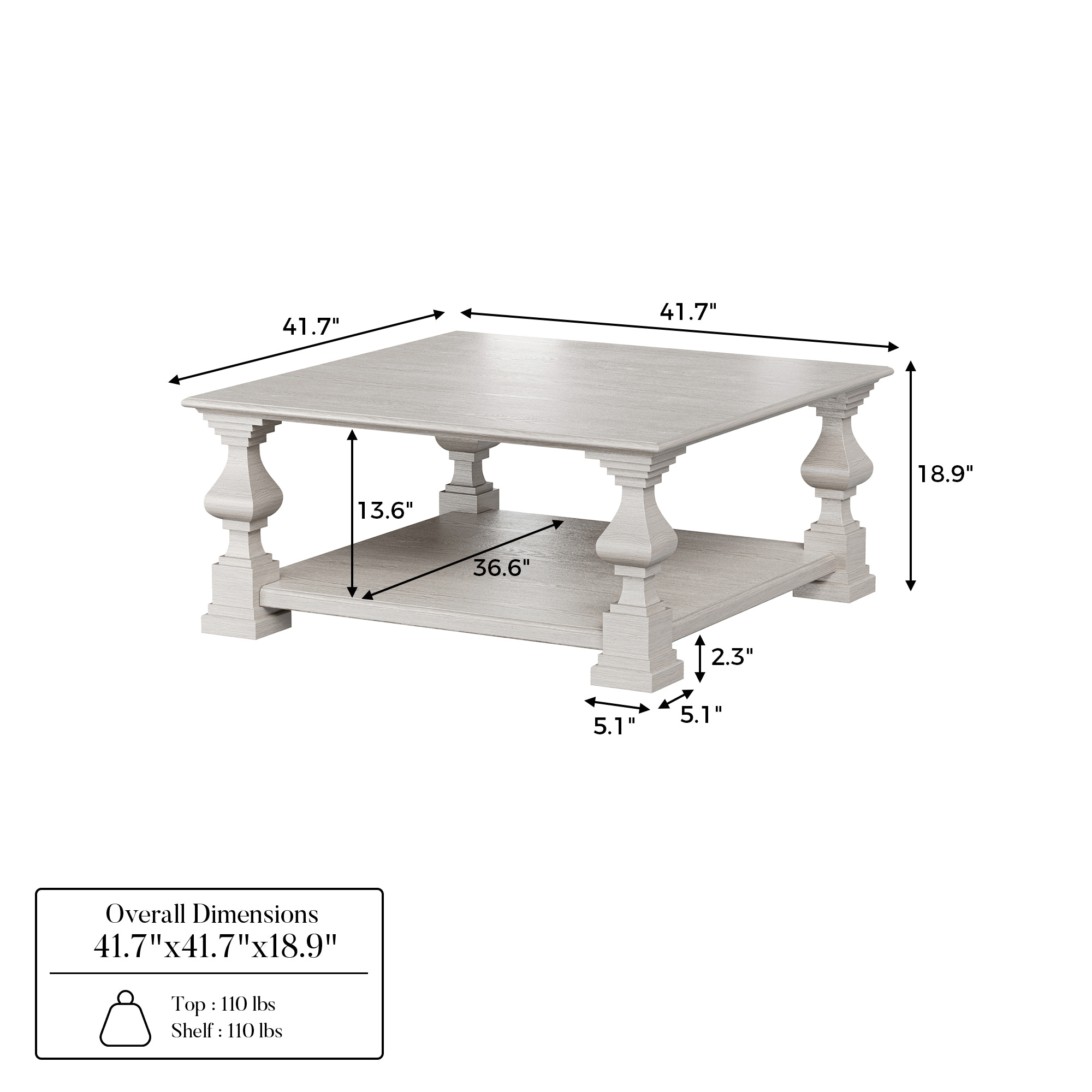 Relievo Square Coffee Table