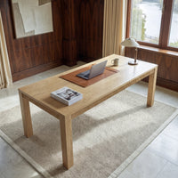 Wave Edge Solid Wood Desk