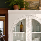 Relievo Arched Glass Cabinet