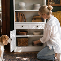 Relievo Arched Hutch Cabinet