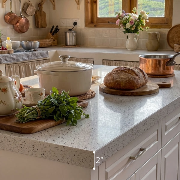 Modern Double-Sided Kitchen Island with Storage and Seating Space