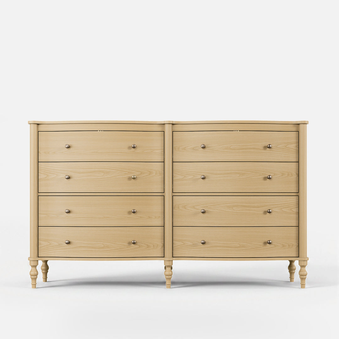 homsee modern dresser Curva 8-Drawer Double Dresser – HOMSEE