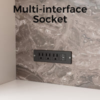 Pantry Cabinet with Built-In Power Outlet