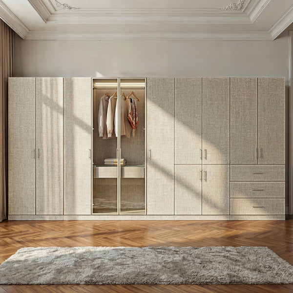 Tela Full Wall Wardrobe System