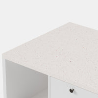 Kitchen Island with Trash Storage and Drawers