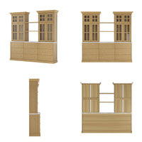 Grand Framed-Glass Storage Hutch