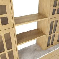 Grand Framed-Glass Storage Hutch