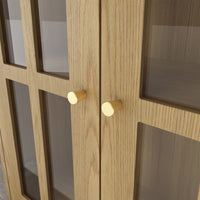 Grand Framed-Glass Storage Hutch