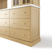 Grand Framed-Glass Storage Hutch
