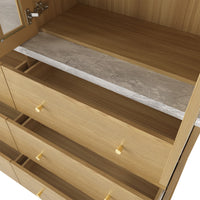 Grand Framed-Glass Storage Hutch