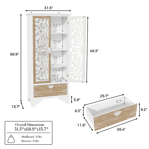 Relievo Lattice Cabinet
