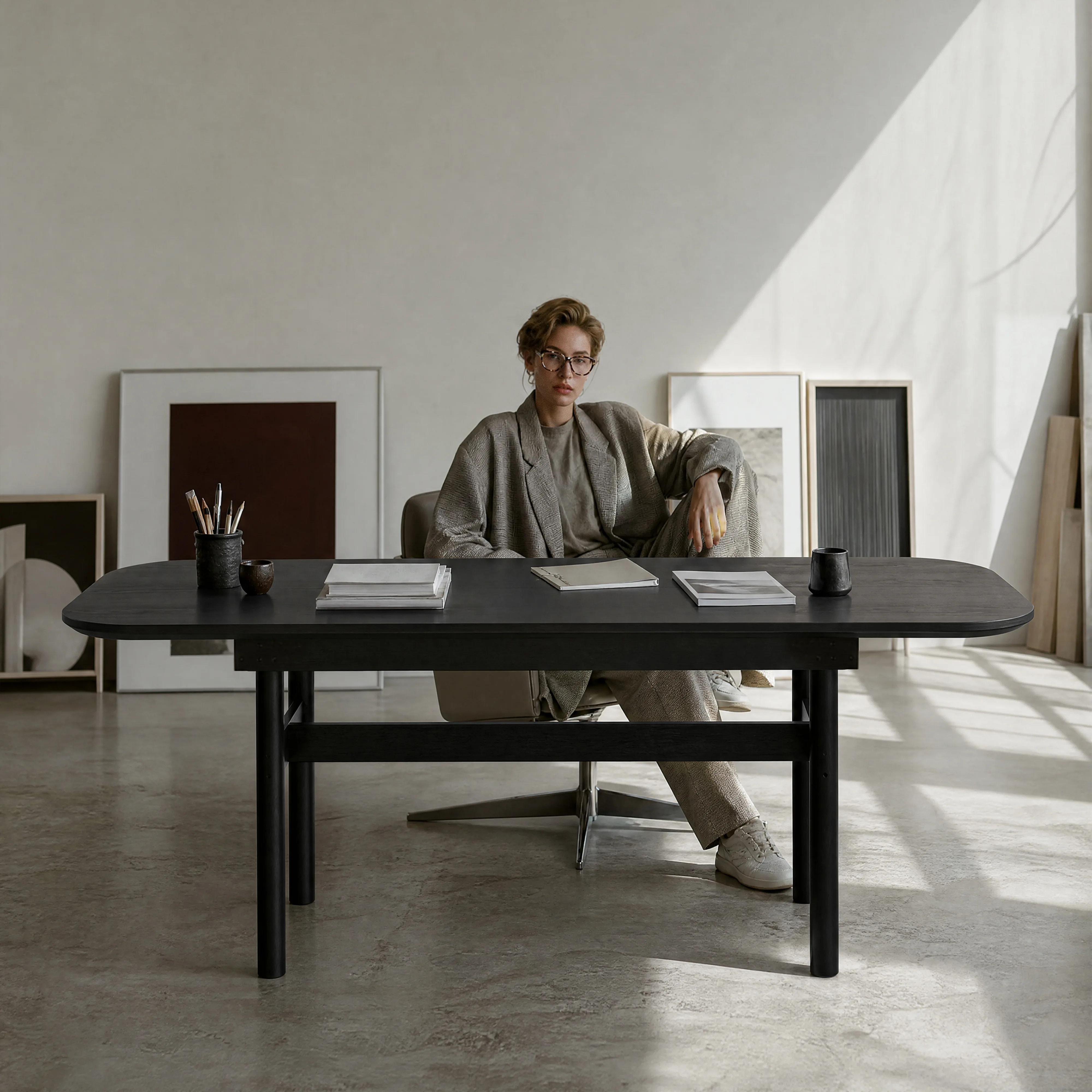 Large Soft Edge Desk