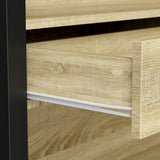 Bookcase and Display Cabinet with 5 Shelves and 3 Drawers