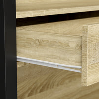Bookcase and Display Cabinet with 5 Shelves and 3 Drawers