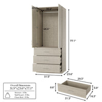 Tela Compact Wardrobe