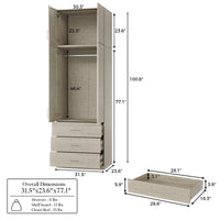 Tela Compact Grand Wardrobe Set