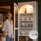 Relievo Arched Glass Cabinet
