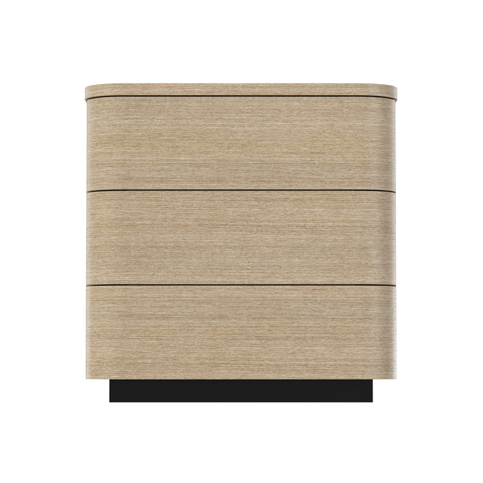 Orbis 3-Drawer Curved Dresser – Oak