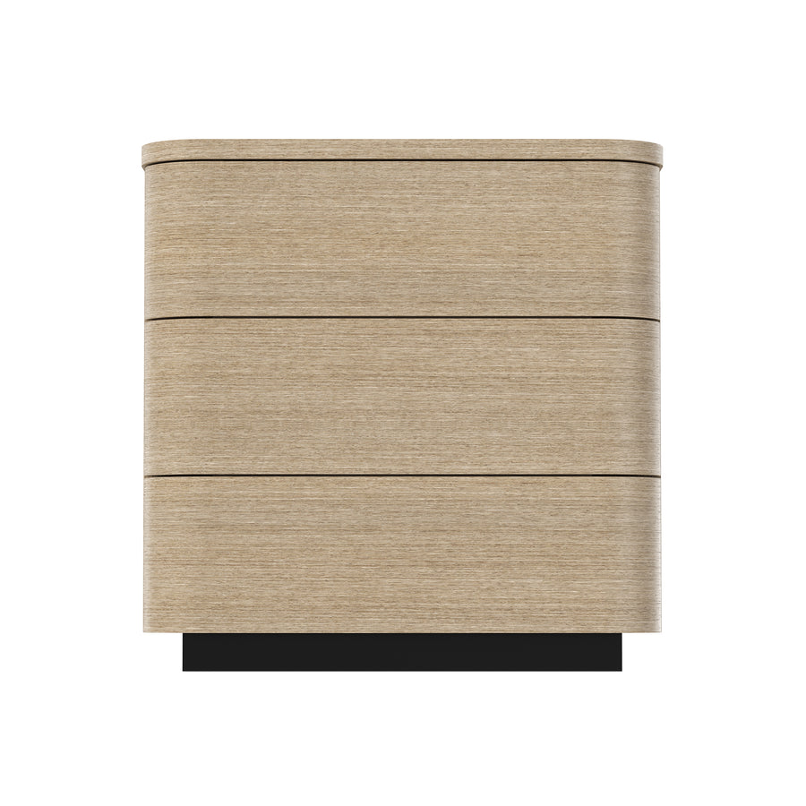 Orbis 3-Drawer Curved Dresser – Oak
