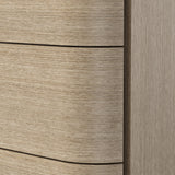 Orbis 3-Drawer Curved Dresser – Oak