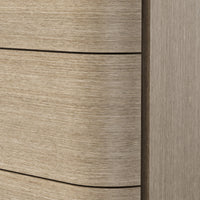 Orbis 3-Drawer Curved Dresser – Oak
