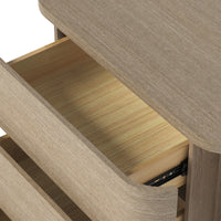 Orbis 3-Drawer Curved Dresser – Oak
