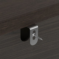 Orbis 3-Drawer Curved Dresser – Dark Walnut