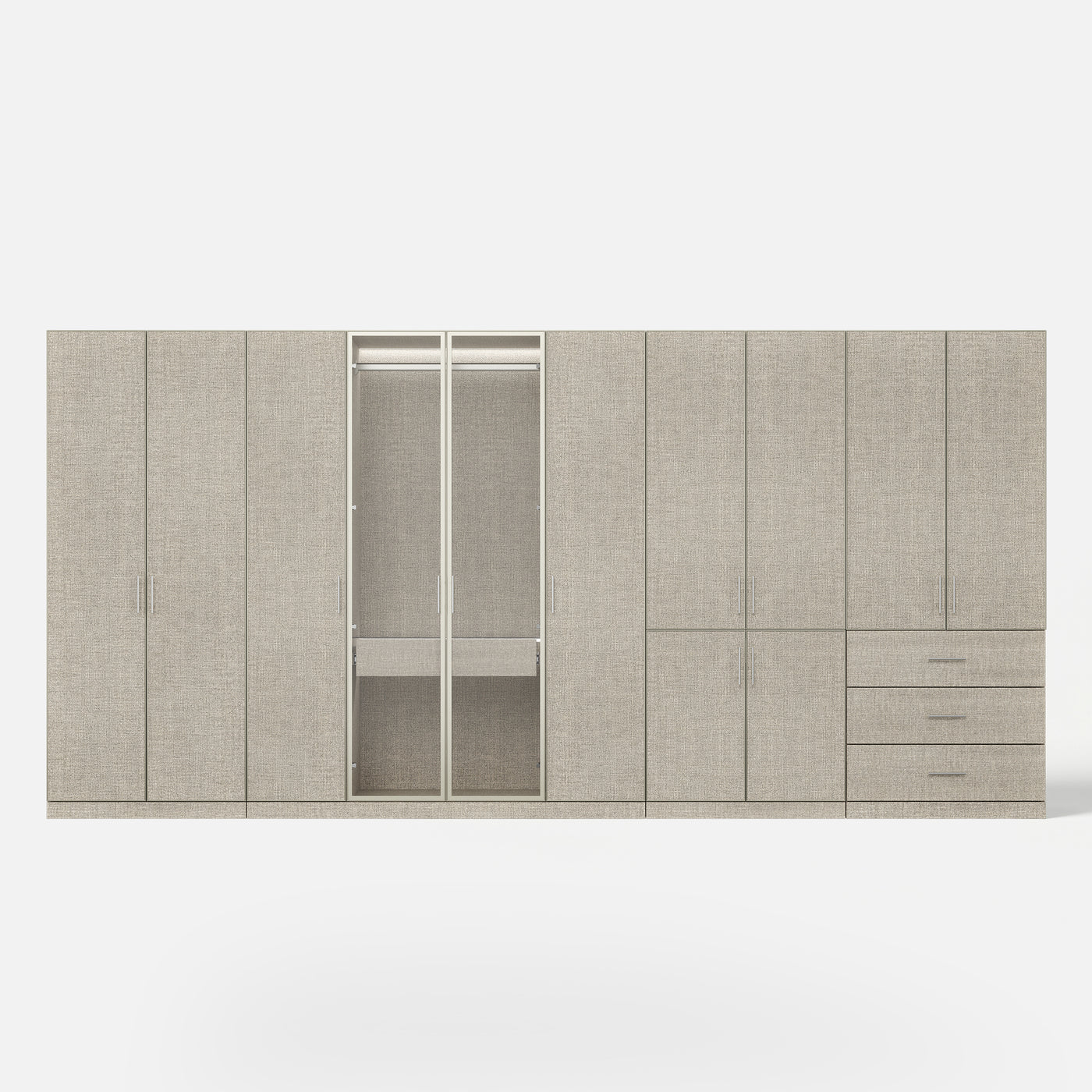 Tela Full Wall Wardrobe System
