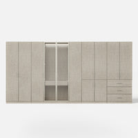 Tela Full Wall Wardrobe System
