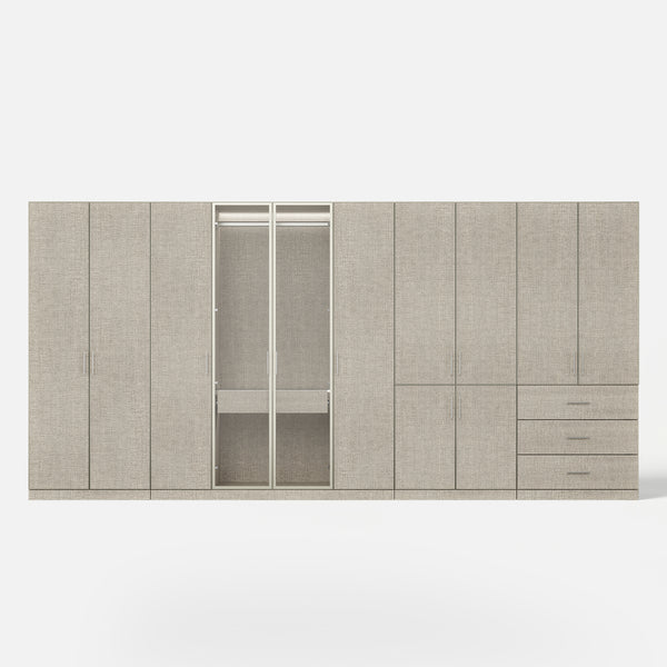 Tela Full Wall Wardrobe System