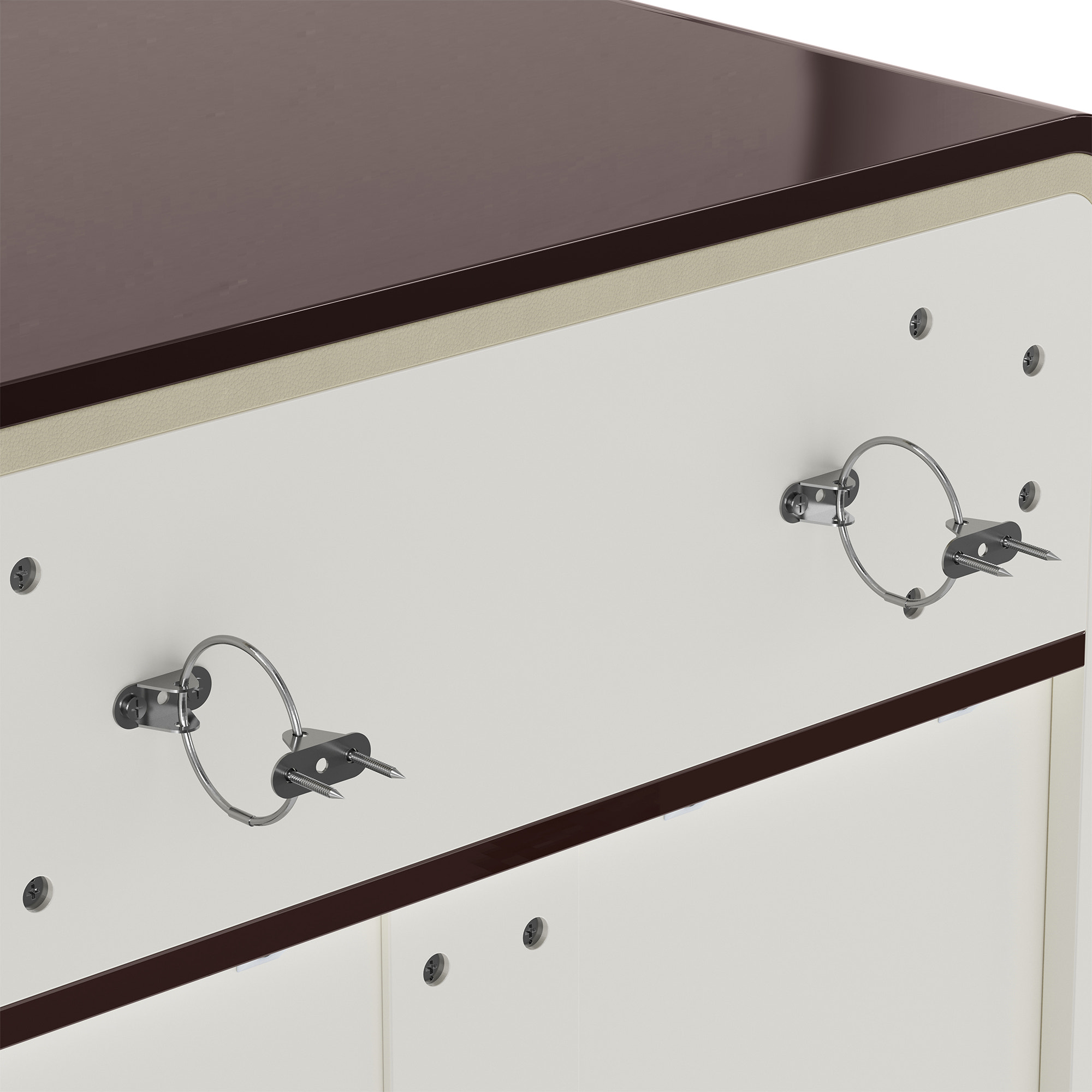 Sartelle Diamond-Stitch Chest