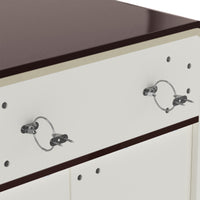Sartelle Diamond-Stitch Chest